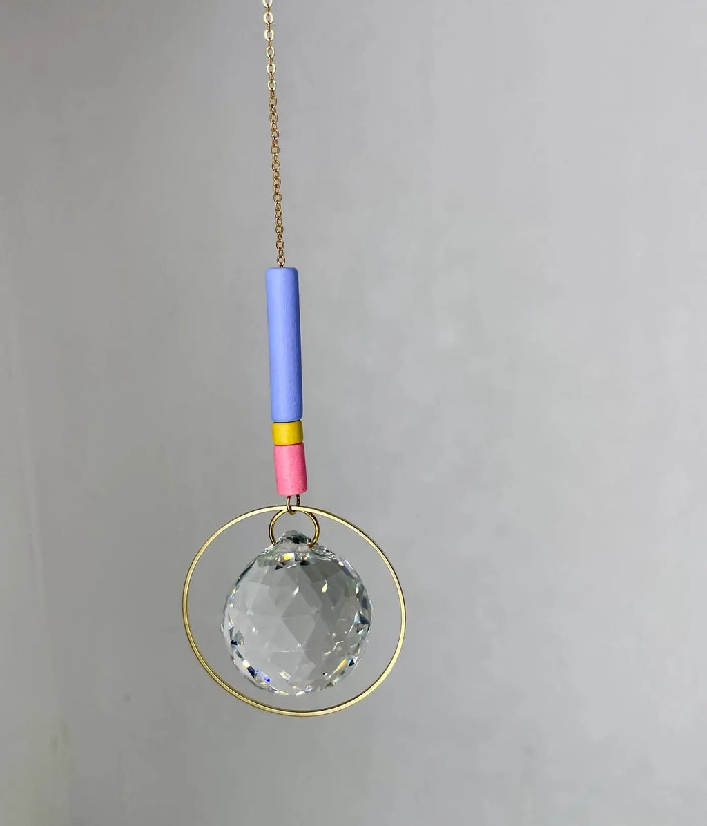 Suncatcher met kralen (raamkristal)