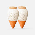 Olla‚Äôs van Pepin (set van 2 stuks, gespikkeld wit)