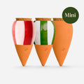 Mini Olla's van Pepin (set van 3 stuks, gestreept)