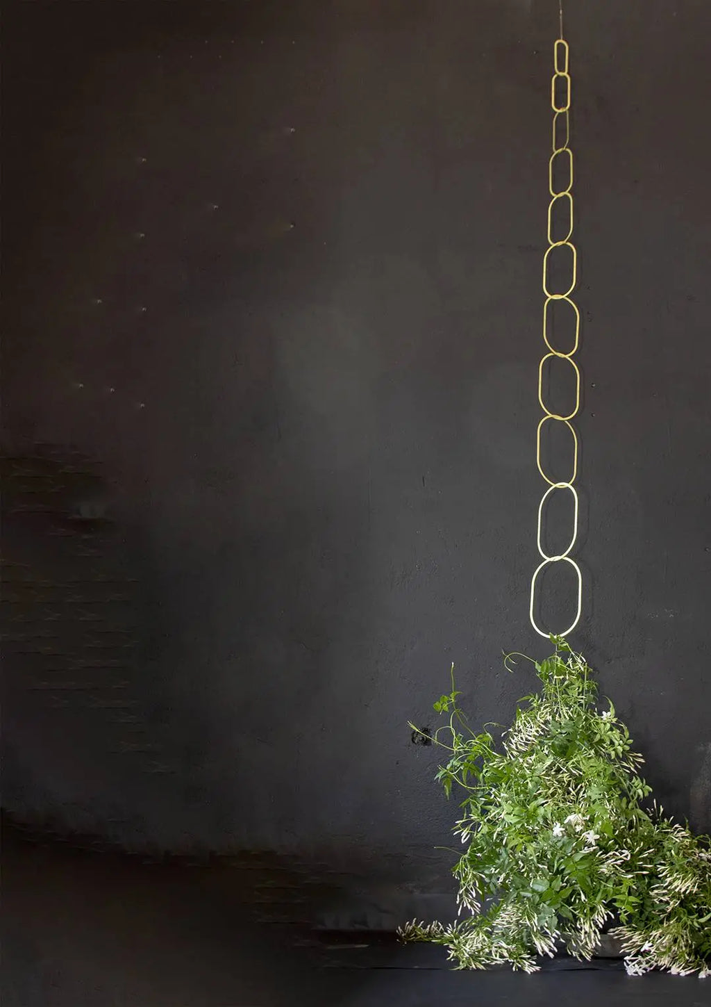 Gouden Messing Ketting: Klimplantensteun