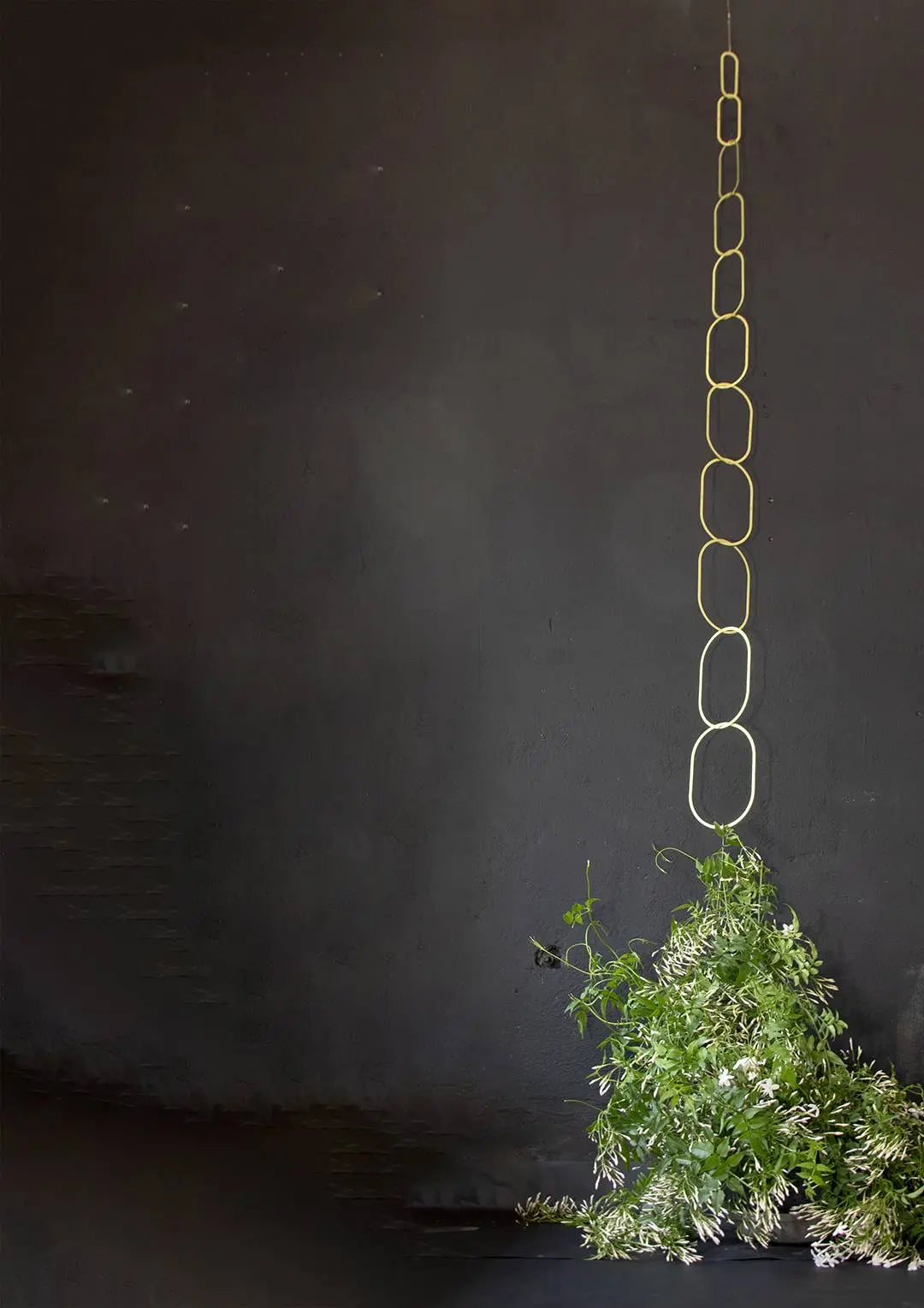 Gouden Messing Ketting: Klimplantensteun