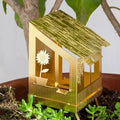 Tiny Treehouse: mini messing boomhutje voor je plant