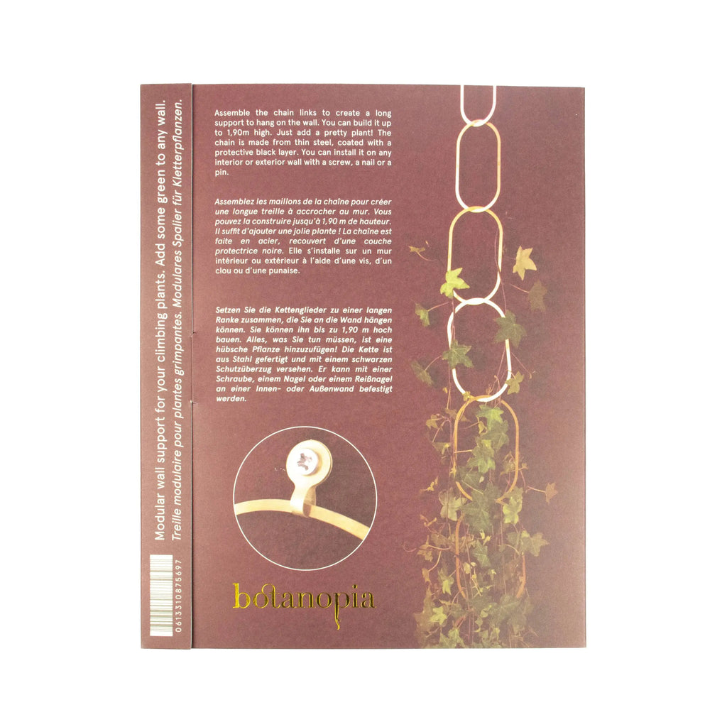 Gouden Messing Ketting: Klimplantensteun