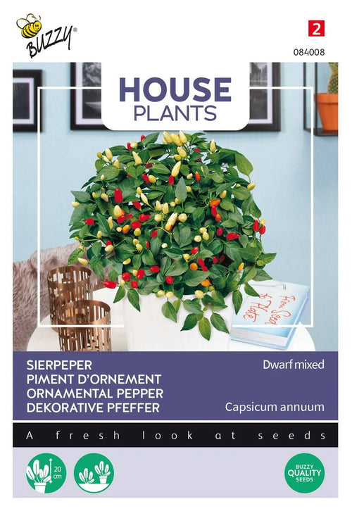 Buzzy® House Plants Sierpeper (Dwarf mixed)