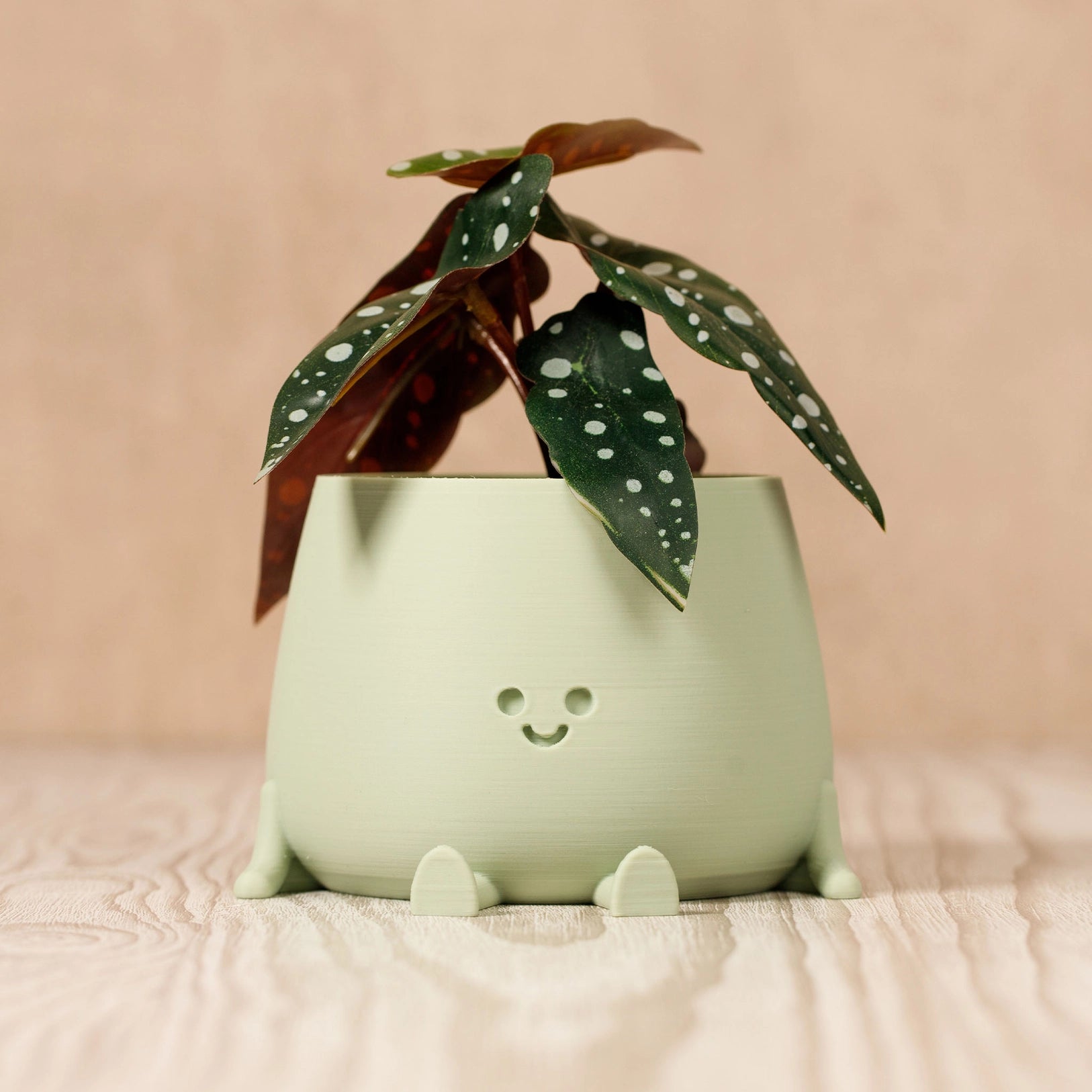 Happy Pot bloempotje - Saliegroen (medium)