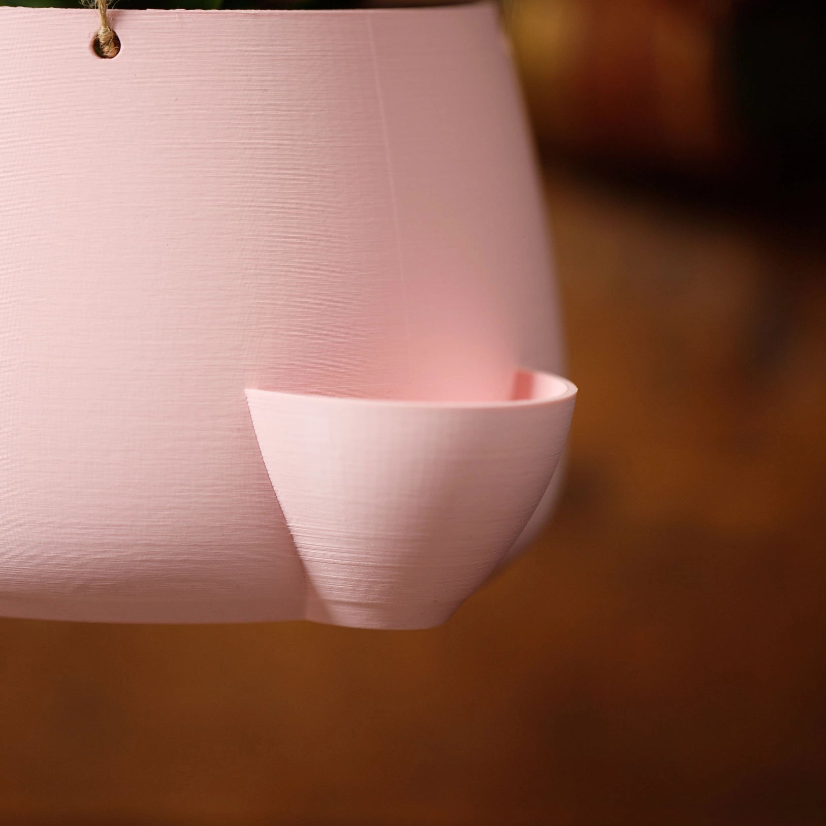 Happy Pot hangpotje - Perzikroze (groot)