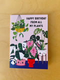 Wenskaart 'Planten Verjaardag'