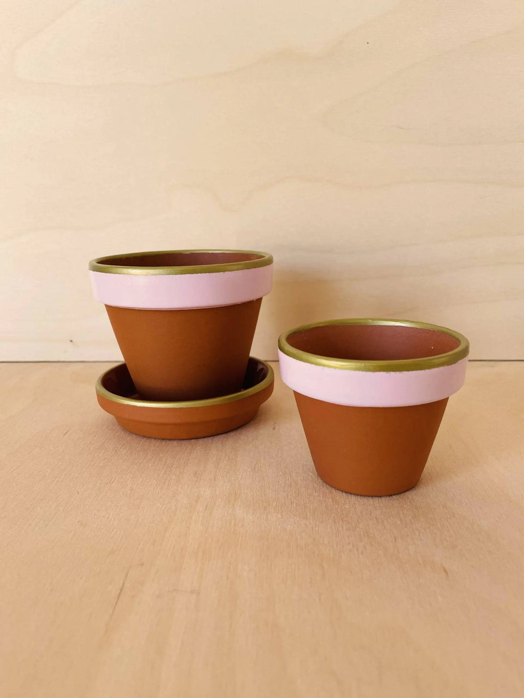 Terracotta bloempotje ⌀8 cm