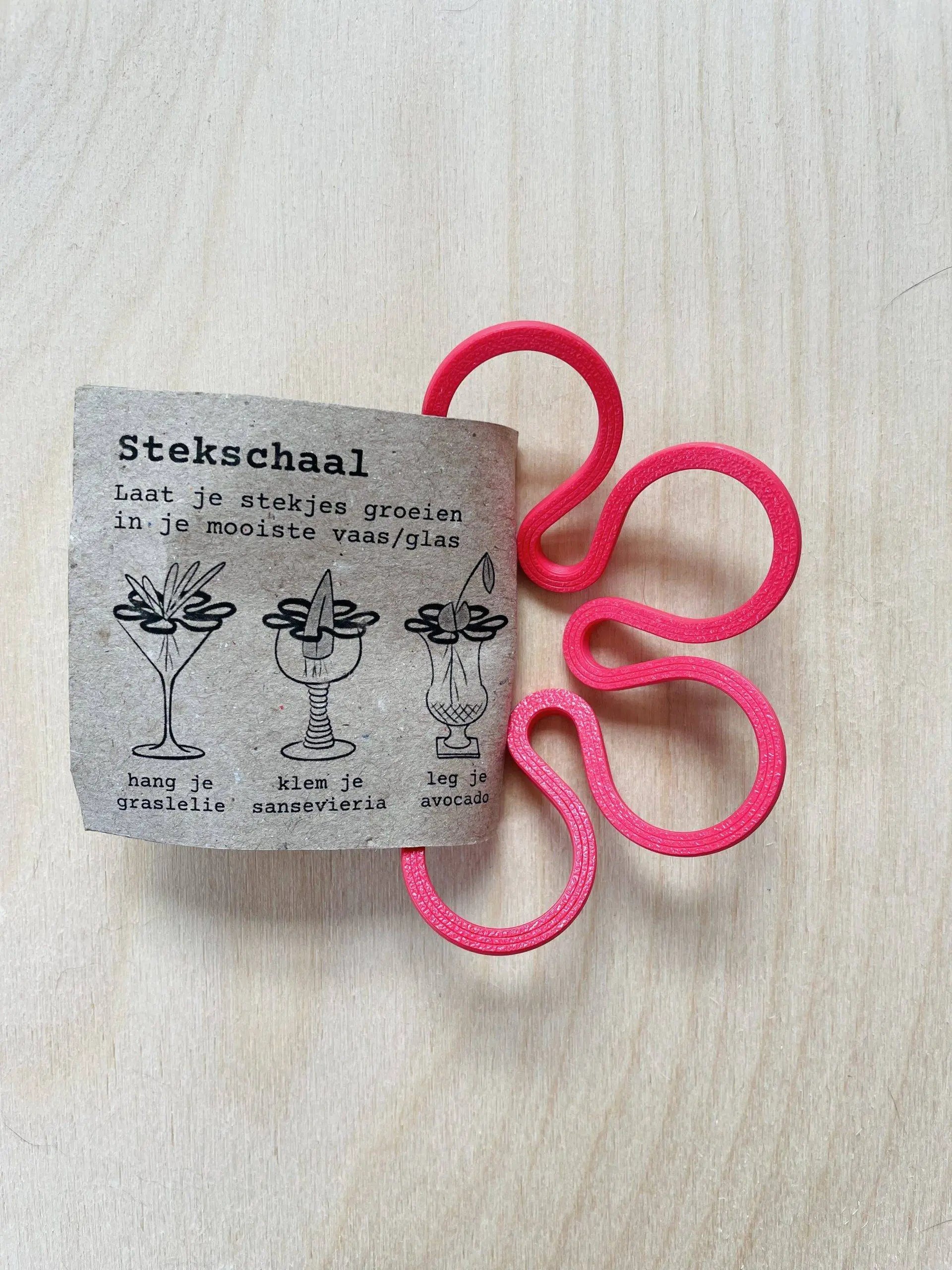 Stekschaaltje (roze)