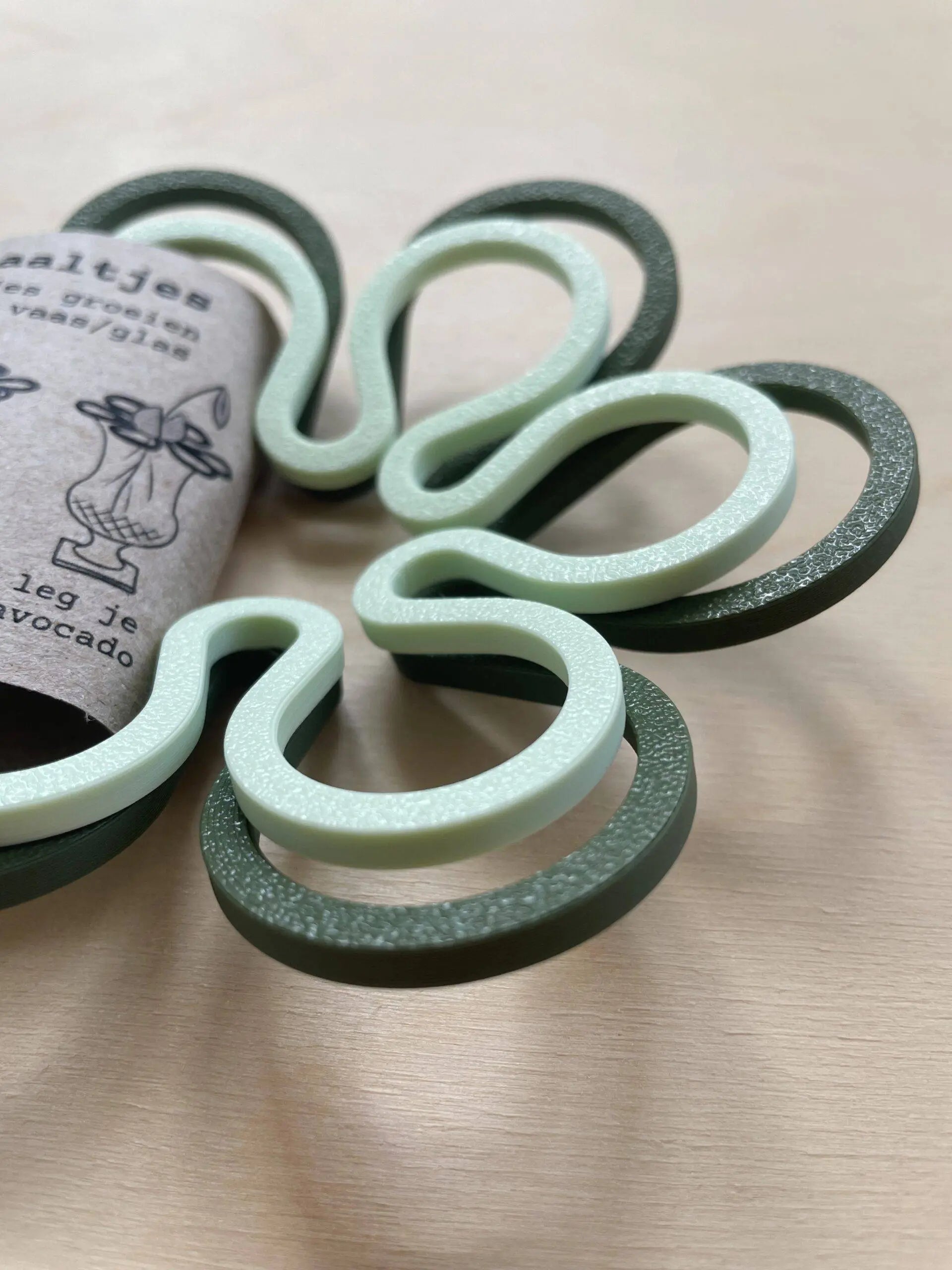 Stekschaaltjes set (licht- en donkergroen)