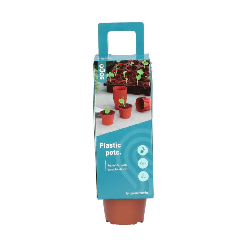SOGO Plastic kweekpotjes (6 cm, 30 stuks)