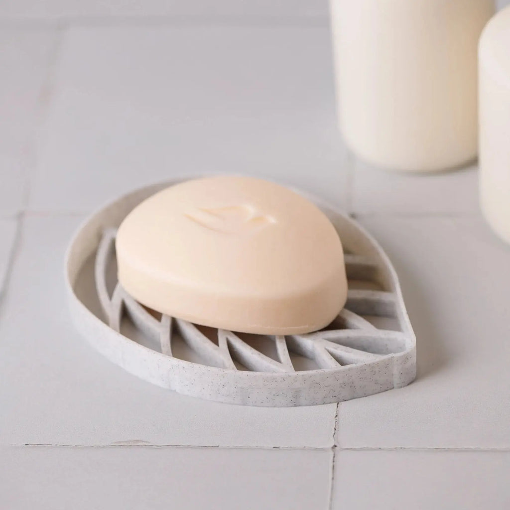 Zeepbakje van Monstera blad (grijs) - Gemaakt van 100% duurzaam PLA