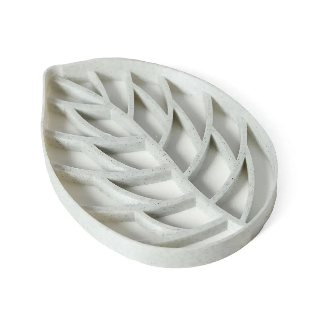 Zeepbakje van Monstera blad (grijs) - Gemaakt van 100% duurzaam PLA