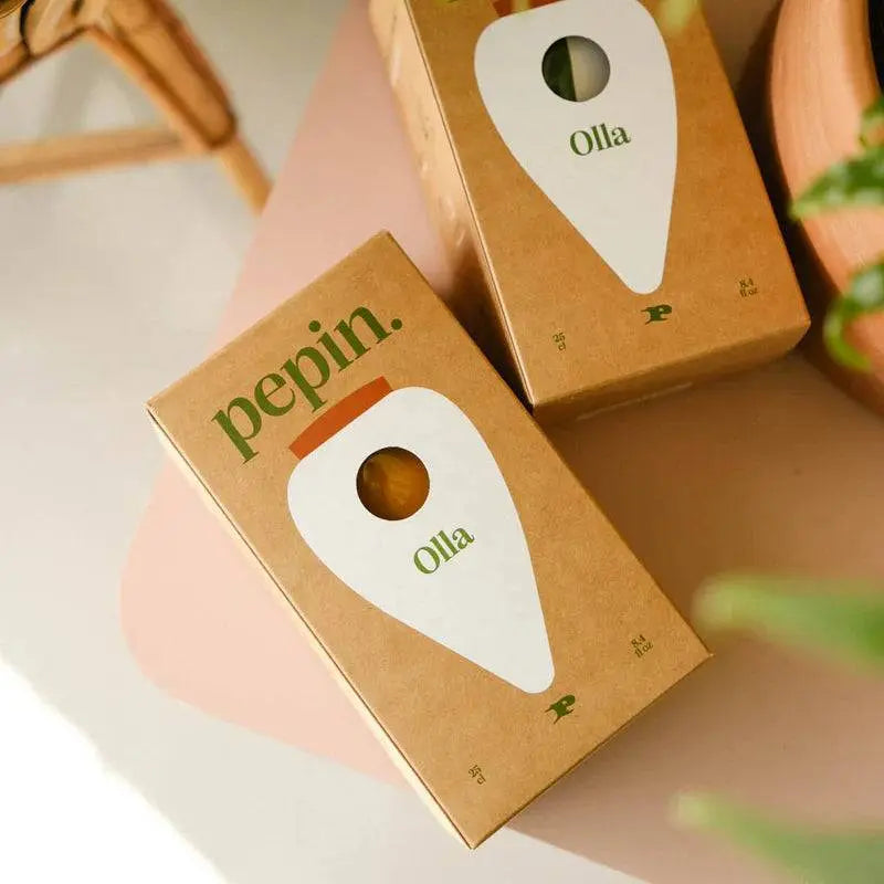 Olla van Pepin (oranje en blauw gestreept)