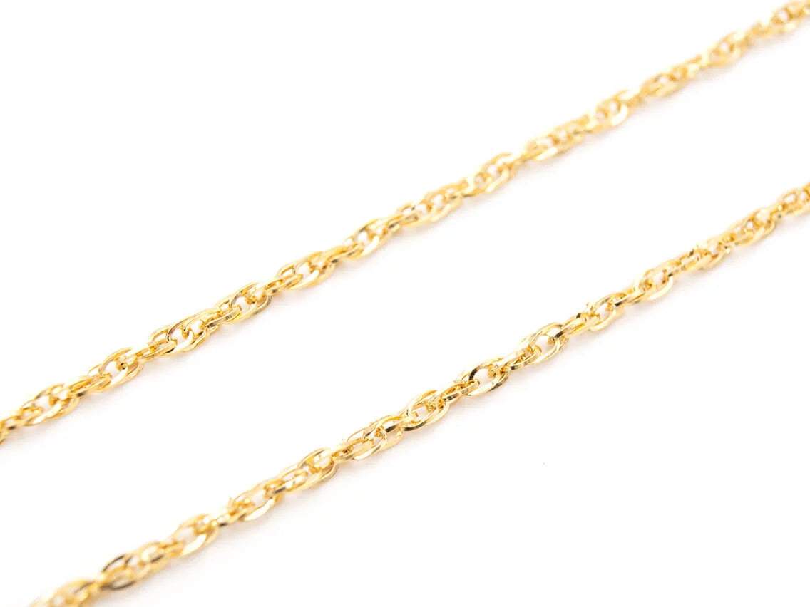 Ketting met Monstera bedeltje (goud)