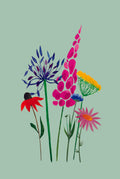 Mini kaartje - Veldbloemen