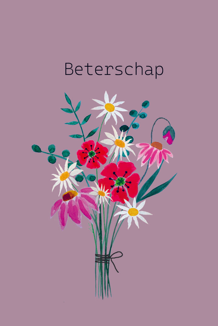 Mini kaartje - Beterschap