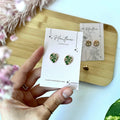 Oorknopjes Monstera blad