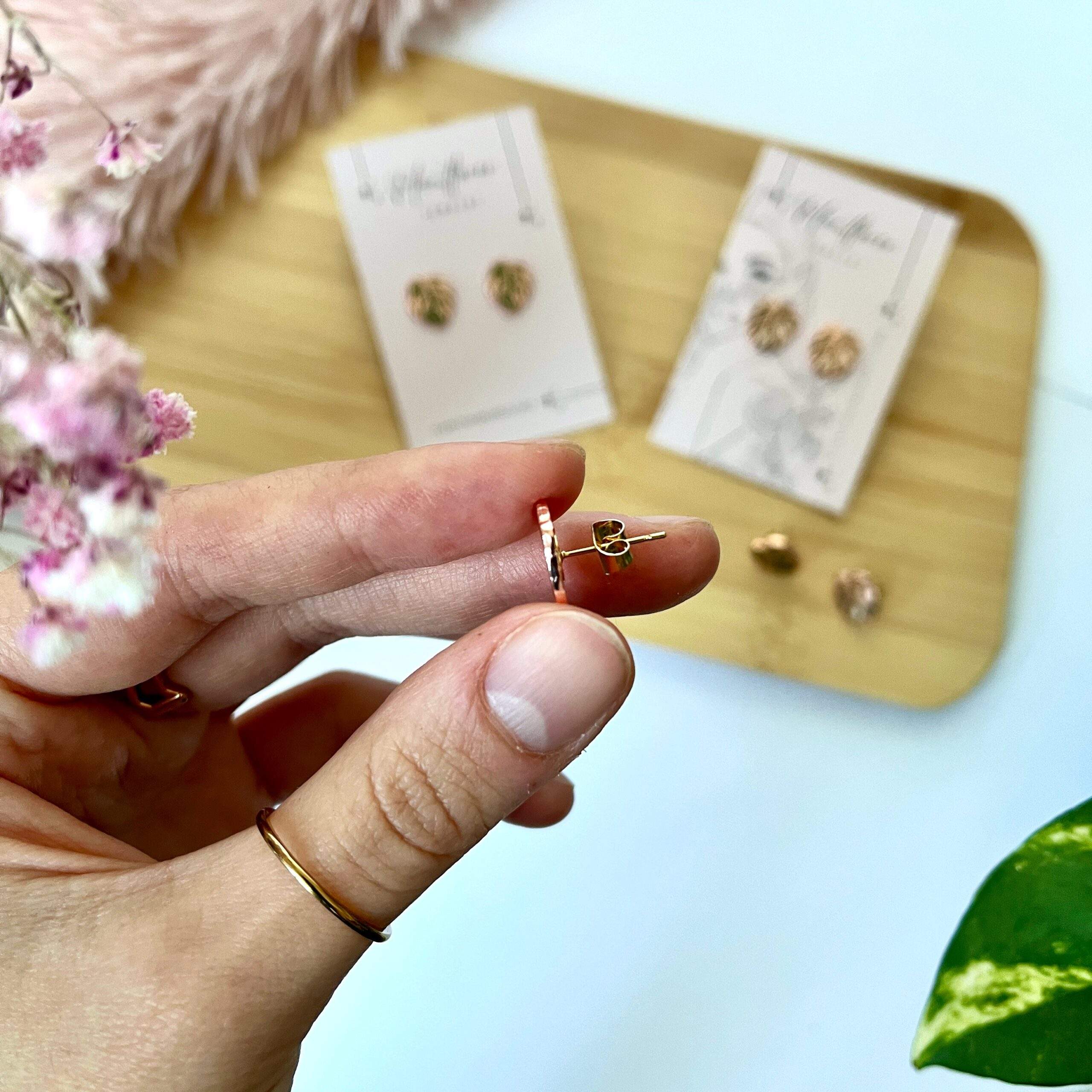 Oorknopjes Monstera Variegata blad